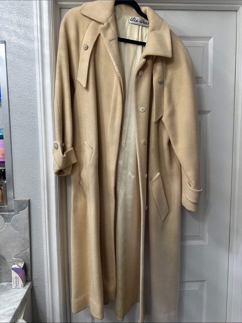 Ilse Jacobsen Beige Long Trench Coat